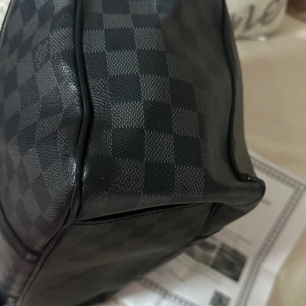 Louis Vuitton !!!Authentic!!! Damier Graphite Tadao 2 Way Tote. - Picture 7 of 16